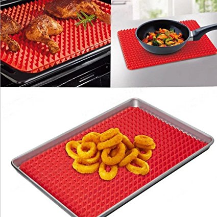 Silicone Baking Mat,Yuri Milner Healthy Cooking Baking Mat Non-stick BBQ Baking Tray