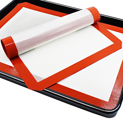 SENHAI Premium Silicone Baking Mat for Healthy Cooking, Parchment Paper Replacement for Cookies,Oven Reusable Liners sheet,Size 16.5