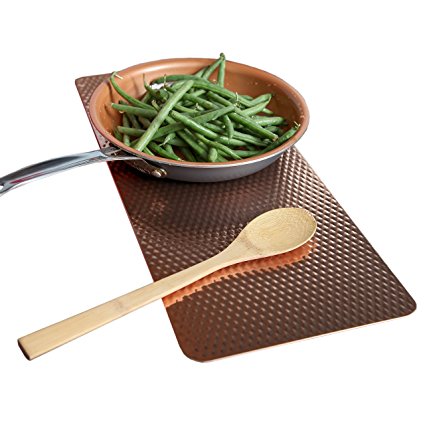 Old Home Kitchen Non Slip Insulated Counter Mat - Copper