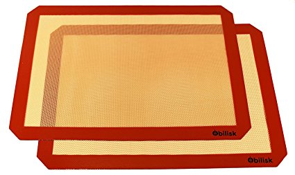 Obilisk Silicone Baking Mat Nonstick Pack of 2