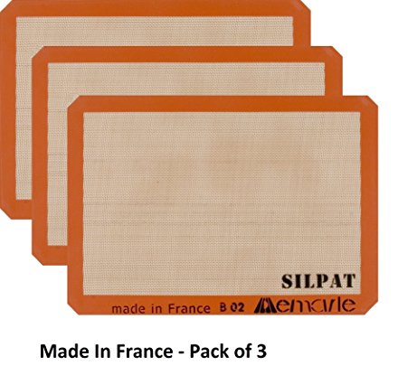 Silpat Premium Silicone Baking Mat, Half Sheet Size, 11-5/8