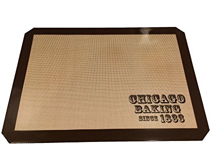 Silicone Baking Mat- Professional Non-Stick and Healthy Kitchen Tool for Baking, Non-Toxic, Heat Resistant and Easy to Clean By Chicago Baking Since 1833