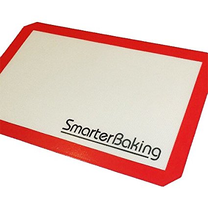 Silicone Baking Mat: Non-Stick Silicone Coating ensures Perfect Baking. Needs no Parchment Paper or Cooking Oils.