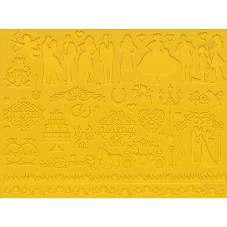 Love And Marriage Silhouette Silicone Lace Mat by Chef Alan Tetreault