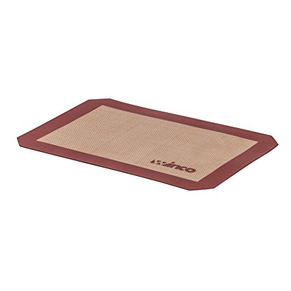 Winco Square Silicone Baking Mat, 11 7/8 x 16 1/2 inch -- 1 each.