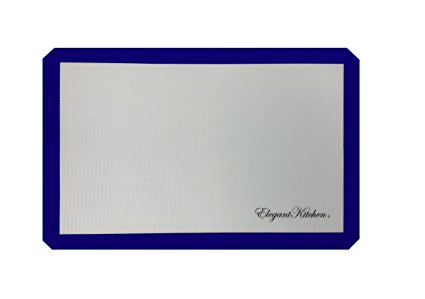 Elegant Kitchen® Non-Stick Silicone Baking Mat, Half Sheet Size - BLUE- (1 Piece)