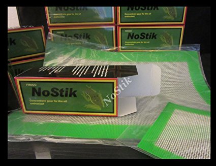 Nostik Silicone Containers - Premium Silicone Mats - 1 Large Mat & 1 Small! - Free Magnet in Each Box!