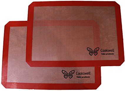 Cookswell Non-stick Silicone Baking Mat Set